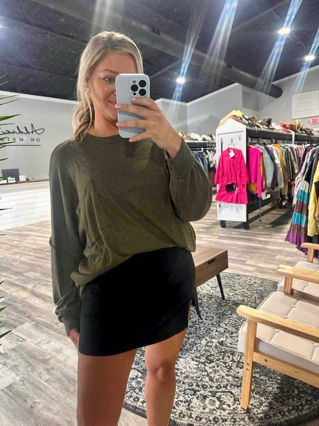 Olive Oversized