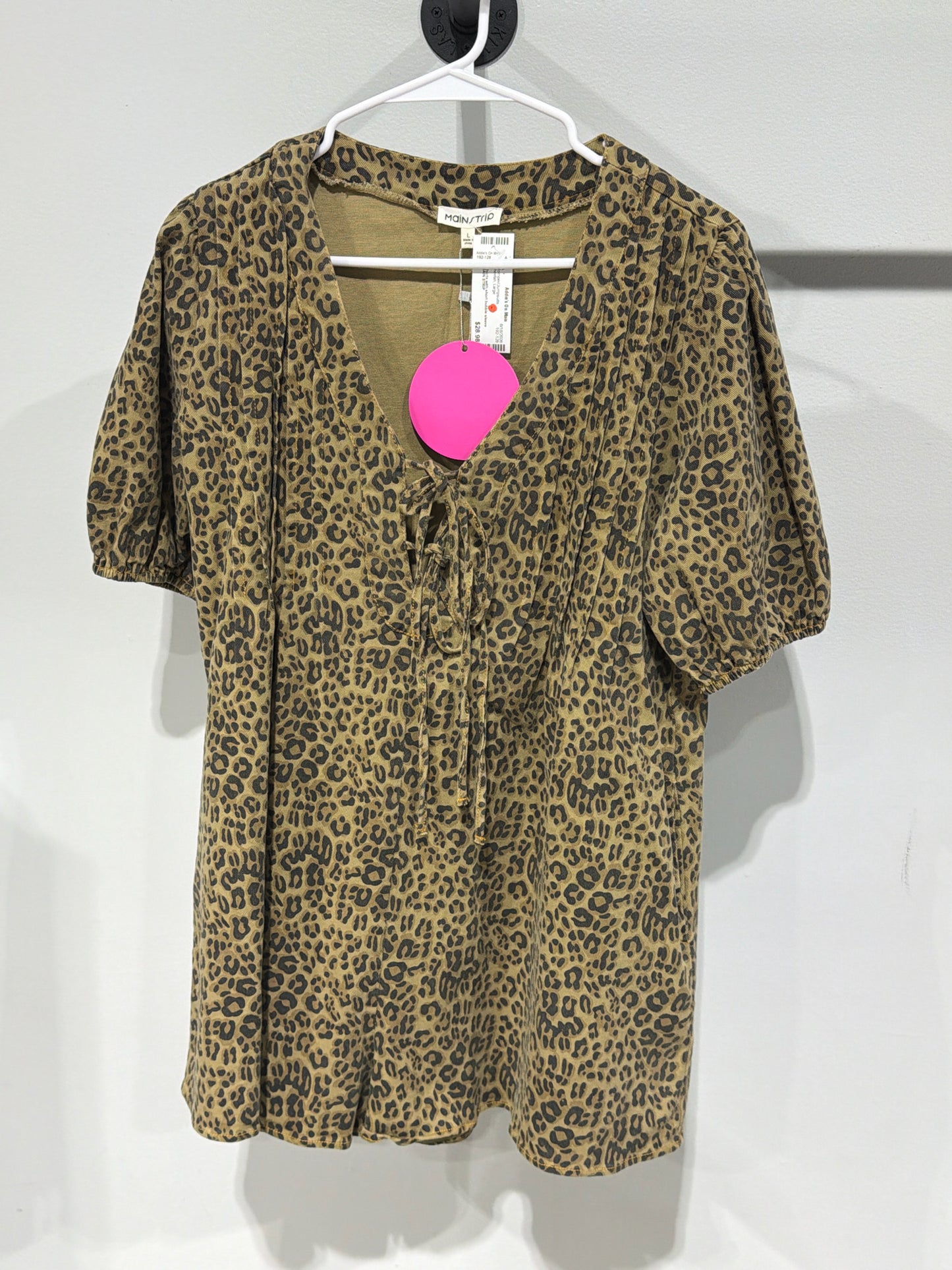 MAIN STRIP Romper, Sz L