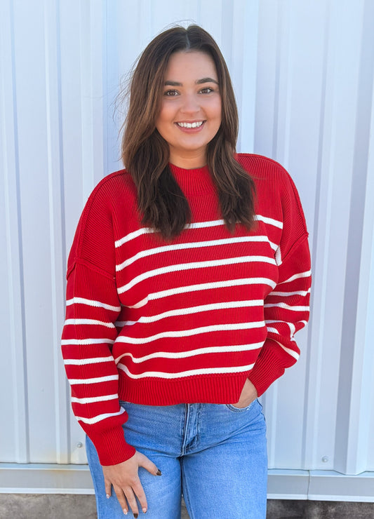 Exposed Seam Striped