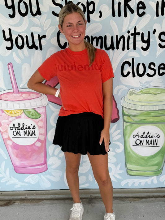 Activewear Pleated Skirt With Short Liner