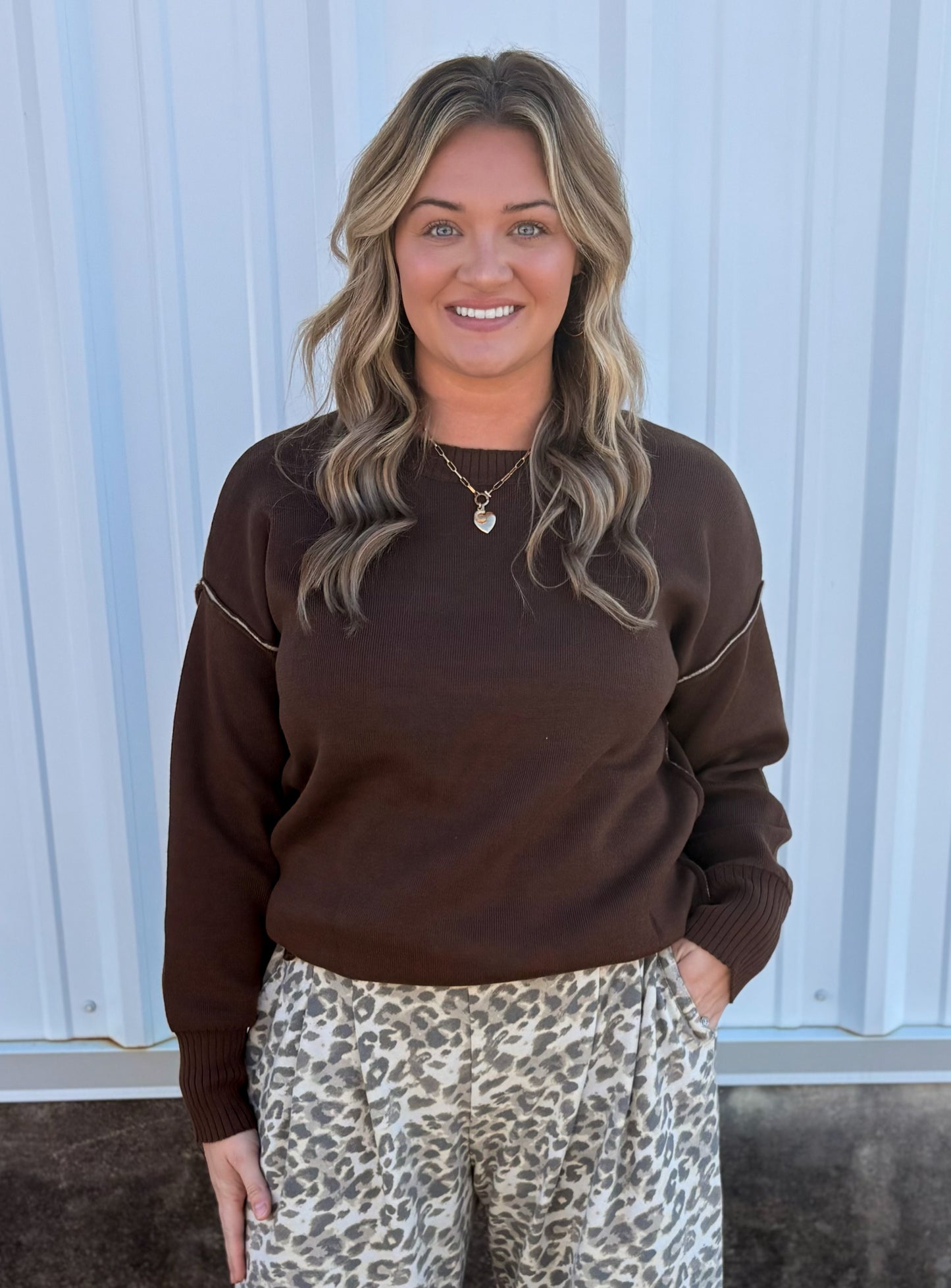 Trim Sweater