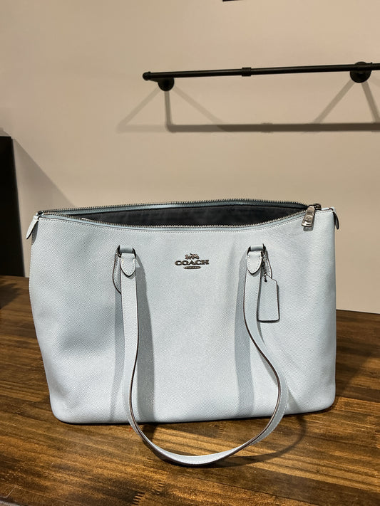 coach Size Large Blue Purse