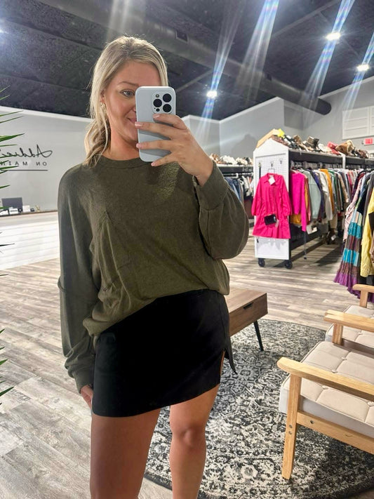 Olive Oversized
